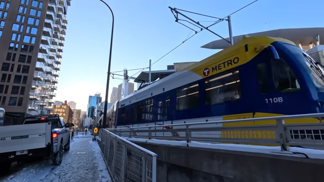 Minneapolis light rail video