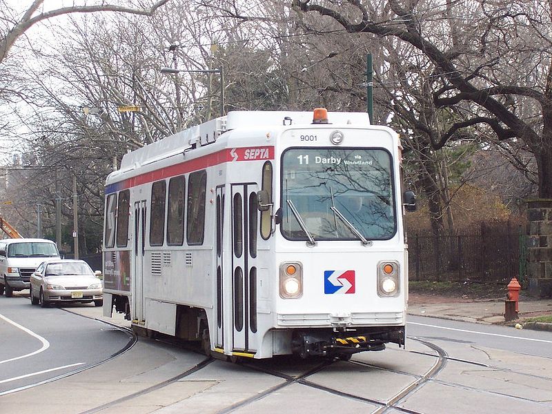 Philadelphia modern streetcar
